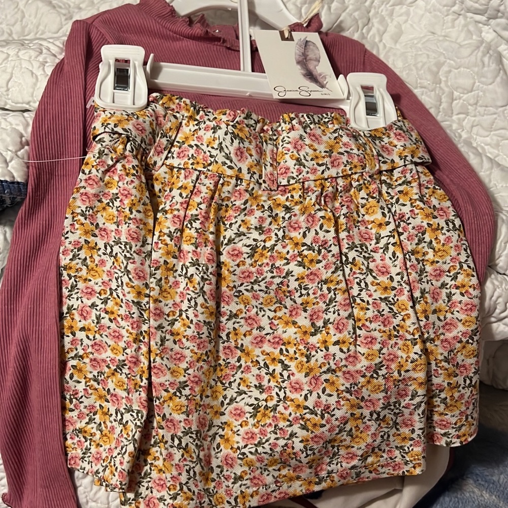 Size 2t shirt and skirt set